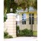 Z-Lite Sana 2 Light Outdoor Pier Mounted Fixture, Black And Seedy 592PHMS-SQPM-BK - alternate 6
